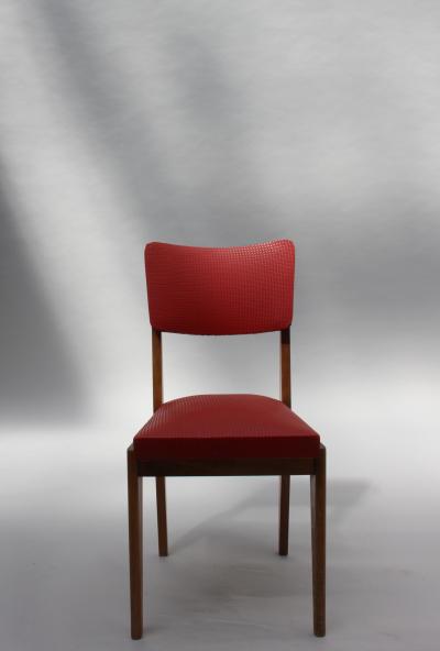 SET OF FOUR FRENCH MIDCENTURY CHAIRS