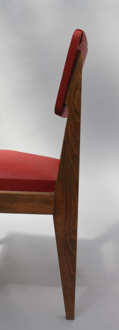 SET OF FOUR FRENCH MIDCENTURY CHAIRS