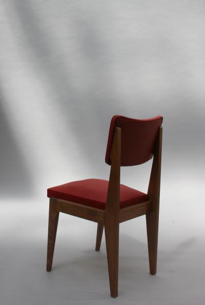 SET OF FOUR FRENCH MIDCENTURY CHAIRS