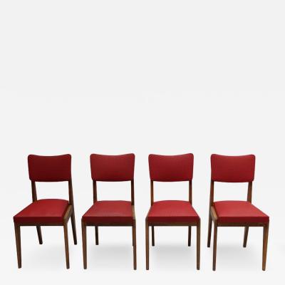 SET OF FOUR FRENCH MIDCENTURY CHAIRS