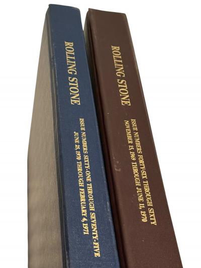 SET OF FOUR ROLLING STONE BOOKS 1969 1971