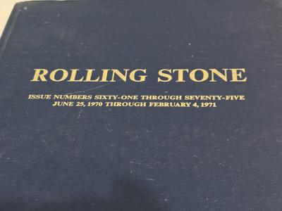 SET OF FOUR ROLLING STONE BOOKS 1969 1971