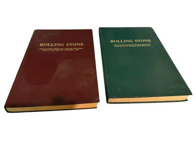 SET OF FOUR ROLLING STONE BOOKS 1969 1971