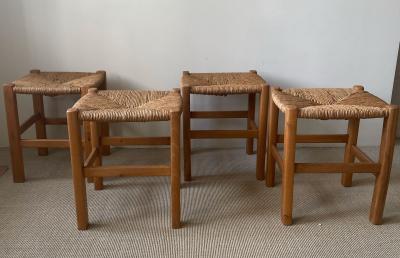 SET OF FOUR STOOLS