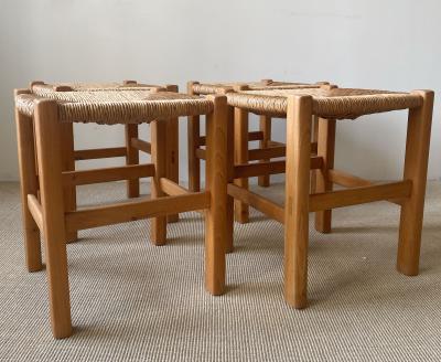 SET OF FOUR STOOLS
