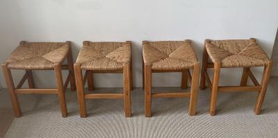 SET OF FOUR STOOLS