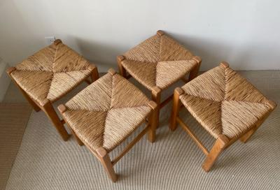 SET OF FOUR STOOLS