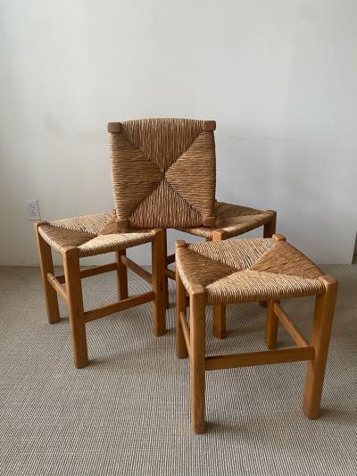 SET OF FOUR STOOLS