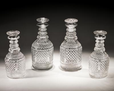 SET OF REGENCY DECANTERS