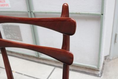 SET OF SIX ITALIAN MODERNIST DINING CHAIRS