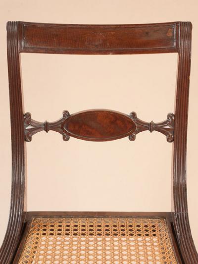 SET OF TEN SIDE CHAIRS