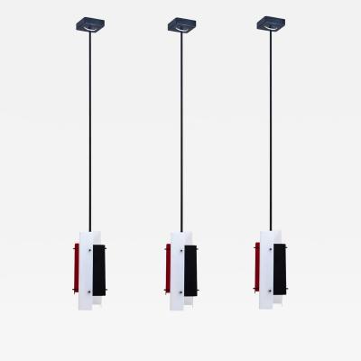 SET OF THREE CEILING LIGHTS BY JEAN BORIS LACROIX