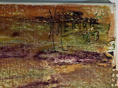 SIGNED 1963 POP ART CHILDREN PAINTING