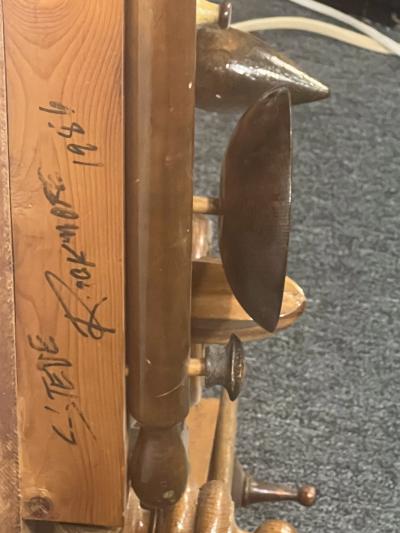 SIGNED MODERN ASSEMBLED WOOD FOUND OBJECTS WALL SCULPTURE