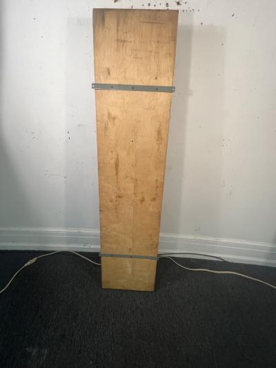 SIGNED MODERN ASSEMBLED WOOD FOUND OBJECTS WALL SCULPTURE