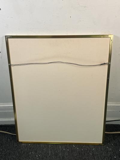 SIGNED THREE SCENE AUTUMN SUN AND TREESCAPE LITHOGRAPH