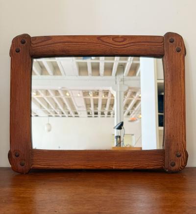 SMALL RUSTIC MIRROR