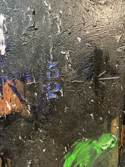 SO IT GOES MIXED MEDIA MODERN PAINTING