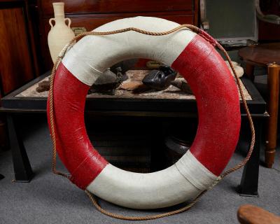 SS LORD KELVIN VINTAGE LIFE RING BUOY