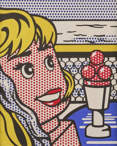 STEFANO BOLCATO Shipboard Girl Roy Lichtenstein 