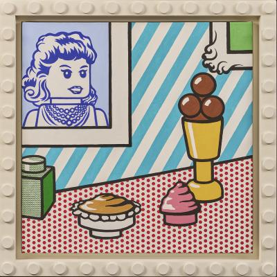 STEFANO BOLCATO Still Life with Portrait Roy Lichtenstein 