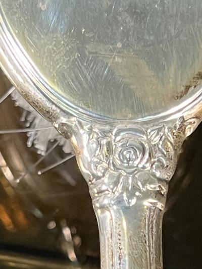 STERLING SILVER BABY BRUSH AND COMB IN GIFT BOX