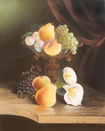 STILL LIFE OF FRUIT AND FLOWERS