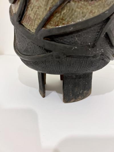 STIUDIO POTTERY RAKU VESSEL