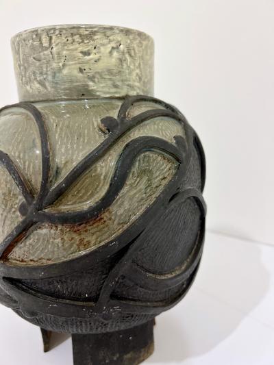 STIUDIO POTTERY RAKU VESSEL
