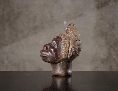 STONE AFRICAN HEAD