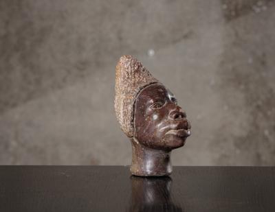 STONE AFRICAN HEAD