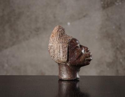 STONE AFRICAN HEAD