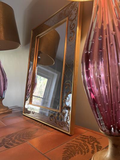 STUNNING ITALIAN EGLOMAISE MIRROR