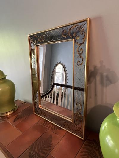STUNNING ITALIAN EGLOMAISE MIRROR
