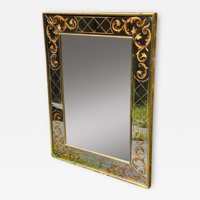 STUNNING ITALIAN EGLOMAISE MIRROR