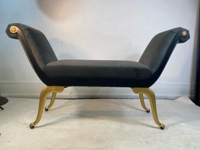 STUNNING NEOCLASSICAL ART DECO BENCH