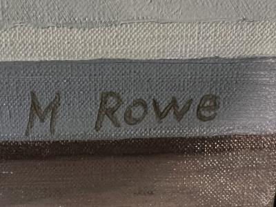 SUPERSTITIOUS GOOD LUCK PAINTING WITH BLACK CAT LADDER BROKEN MIRROR HORSE SHOE