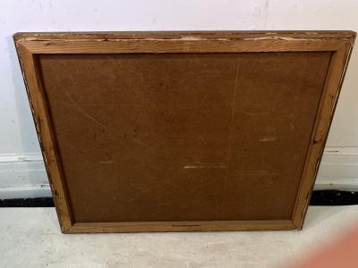 SURREALIST HORSEHEAD KING AND QUEEN PAINTING SIGNED ESPARZA 77