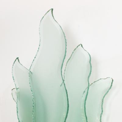 SWEDISH ART DECO SCONCE WITH GLASS FLAMES