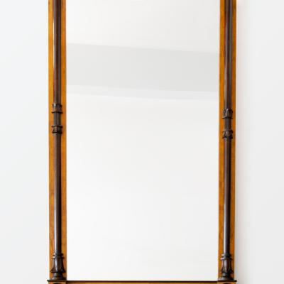 SWEDISH GRACE ART DECO MARQUETRY FRAME MIRROR CIRCA 1920S