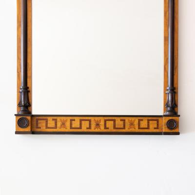 SWEDISH GRACE ART DECO MARQUETRY FRAME MIRROR CIRCA 1920S