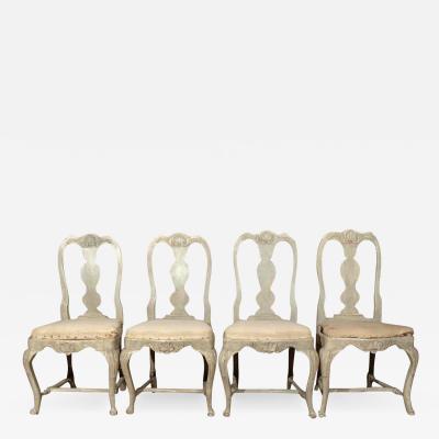 SWEDISH ROCOCO DINING CHAIRS