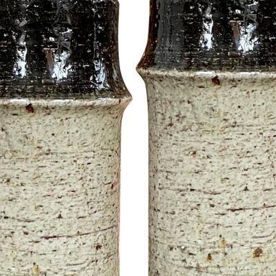 SYLVIA LEUCHOVIOUS Pair of Brutalist Table Lamps