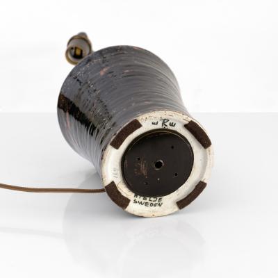 SYLVIA LEUCHOVIOUS SYLVIA LEUCHOVIOUS RORSTRAND STUDIO CERAMIC LAMP SWEDEN 1960S