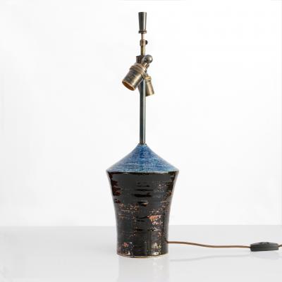 SYLVIA LEUCHOVIOUS SYLVIA LEUCHOVIOUS RORSTRAND STUDIO CERAMIC LAMP SWEDEN 1960S