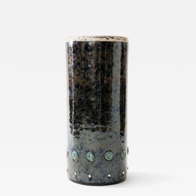 SYLVIA LEUCHOVIOUS SYLVIA LEUCHOVIUS hand thrown VASE for RORSTRAND Sweden 1960