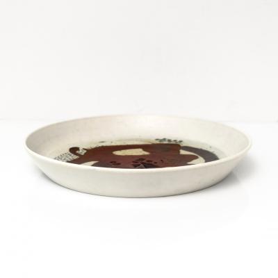 SYLVIA LEUCHOVIOUS SYLVIA LEUCHOVIUS unique hand thrown bowl for R rstrand Studio Sweden 1960s 