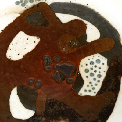 SYLVIA LEUCHOVIOUS SYLVIA LEUCHOVIUS unique hand thrown bowl for R rstrand Studio Sweden 1960s 