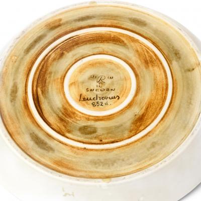 SYLVIA LEUCHOVIOUS SYLVIA LEUCHOVIUS unique hand thrown bowl for R rstrand Studio Sweden 1960s 