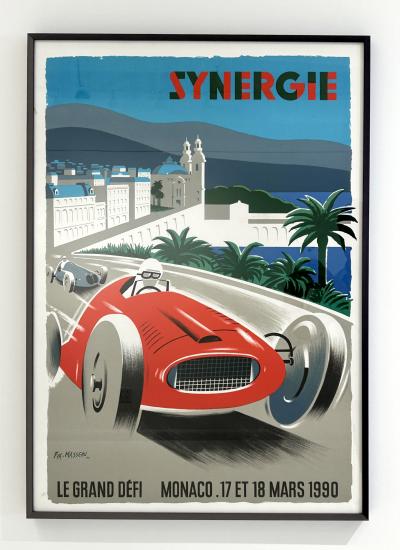 SYNERGIE VINTAGE LINEN BACKED POSTER